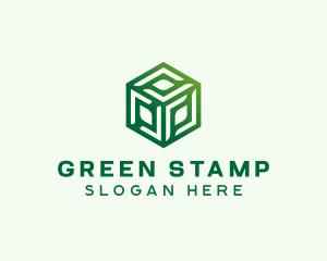 Green Cube Logistics  logo design