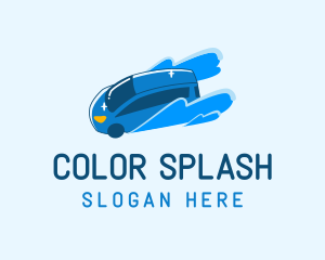 Clean Car Splash logo design