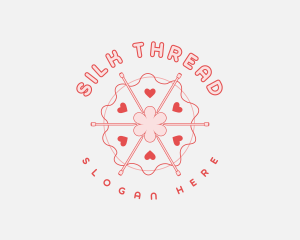 Lovely Knitting Needle logo design