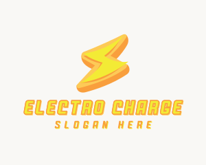 Power Lightning Electricity logo design