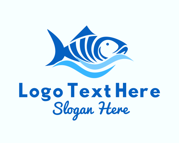 Aquaponics logo example 4
