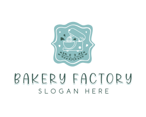 Baking Mixer Bakery logo design