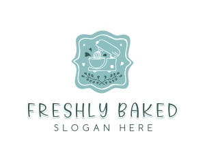 Baking Mixer Bakery logo design