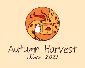 Autumn Hot Tea  logo