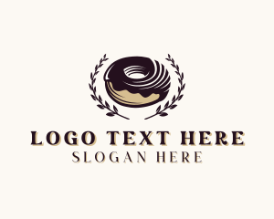 Choco Donut Dessert Logo