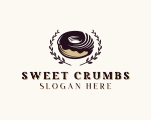 Choco Donut Dessert logo design