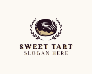 Choco Donut Dessert logo design