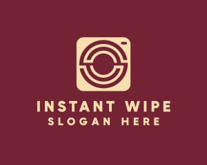 Labyrinth Maze Instant Camera logo design