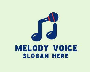 Blue Musical Microphone logo