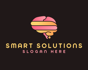 Big Brain Gradient  logo design