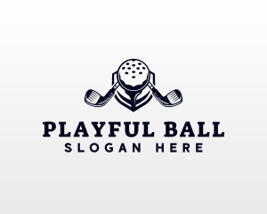 Golf Ball Tournament logo design