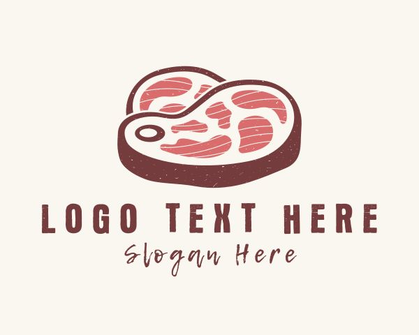 Steak logo example 2