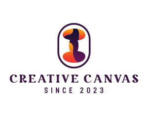 Creative Art Letter I logo