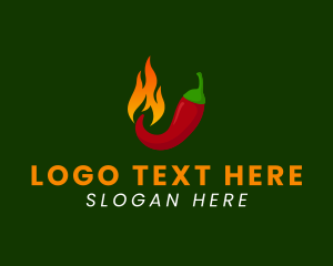 Spicy - Spicy Chili Flame logo design