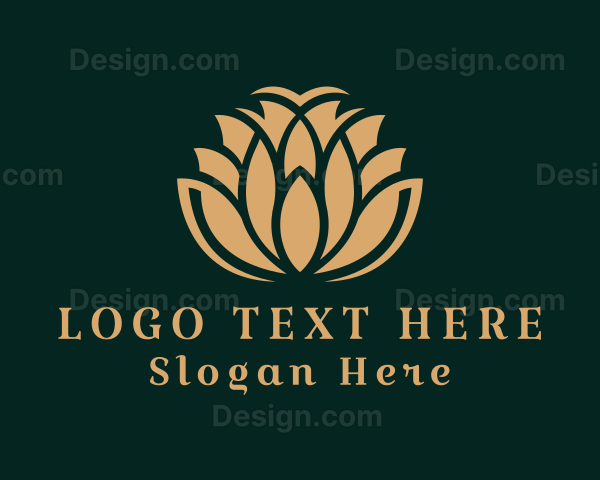 Deluxe Floral Spa Logo