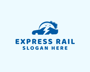 Express Car Washing logo design