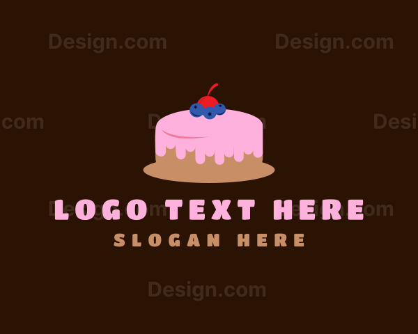 Blueberry Cherry Cake Logo