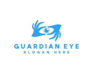 Surveillance Eye Lens logo design