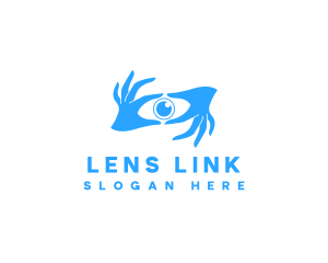 Surveillance Eye Lens logo design