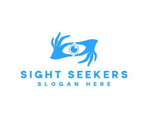 Surveillance Eye Lens logo design