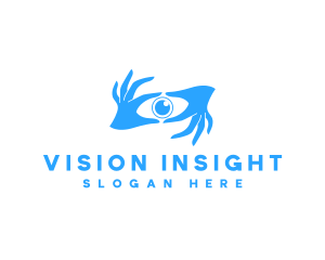 Surveillance Eye Lens logo design