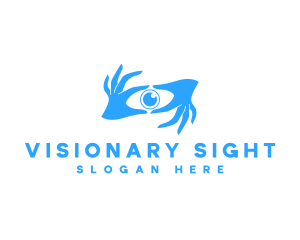 Surveillance Eye Lens logo design