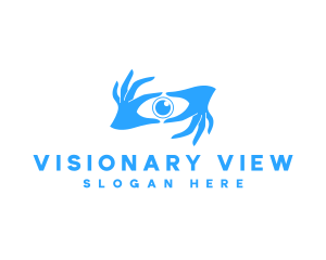 Surveillance Eye Lens logo design