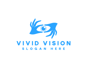 Surveillance Eye Lens logo design