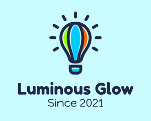 Multicolor Balloon Bulb logo