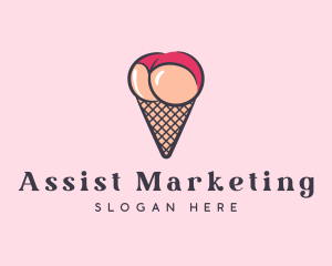 Sexy Lingerie Cone  logo design