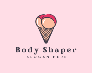 Sexy Lingerie Cone  logo design