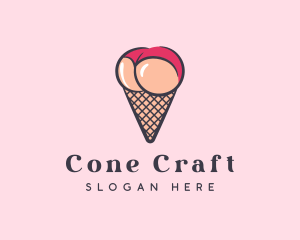 Sexy Lingerie Cone  logo design