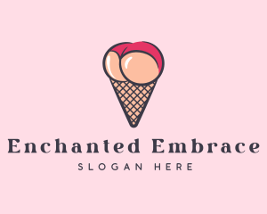 Sexy Lingerie Cone  logo design