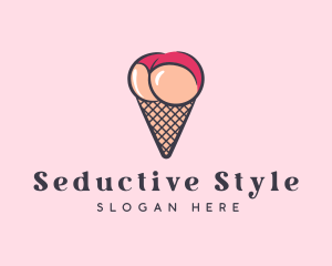 Sexy Lingerie Cone  logo design