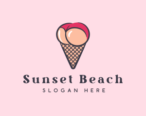 Sexy Lingerie Cone  logo design