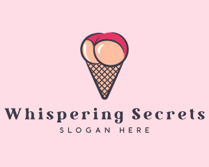 Sexy Lingerie Cone  logo design