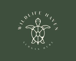 Wildlife Sea Turtle logo design