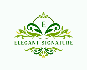 Elegant Floral Garden logo design