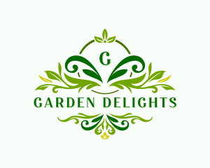 Elegant Floral Garden logo design