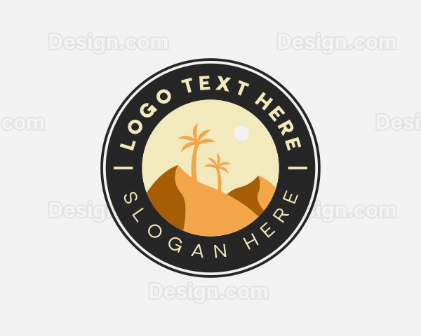 Desert Sand Dune Logo