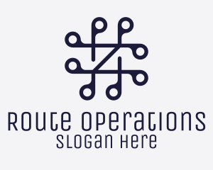 Hashtag Location Pin logo