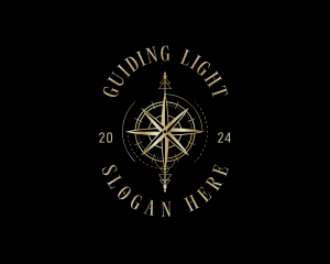 Compass Direction Navigation logo design