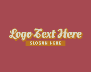 Cursive Retro Business logo