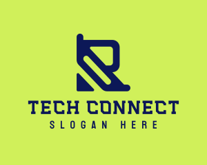 Digital Tech Letter R logo