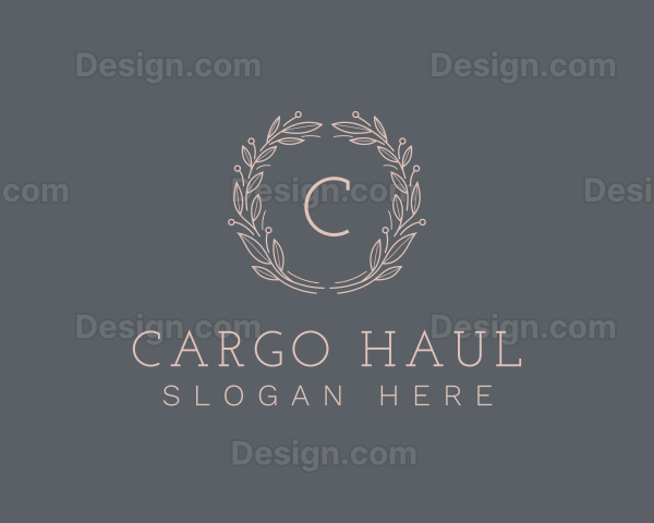 Elegant Natural Wreath Logo