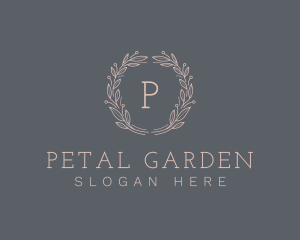 Elegant Natural Wreath logo design