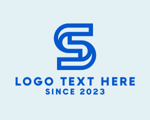 Modern Outline Letter S Company logo