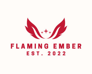 Burning Gaming Wings logo