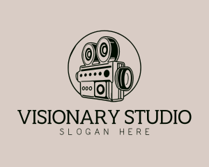 Retro Videographer Camera logo