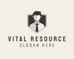 Man Business Consultant logo design